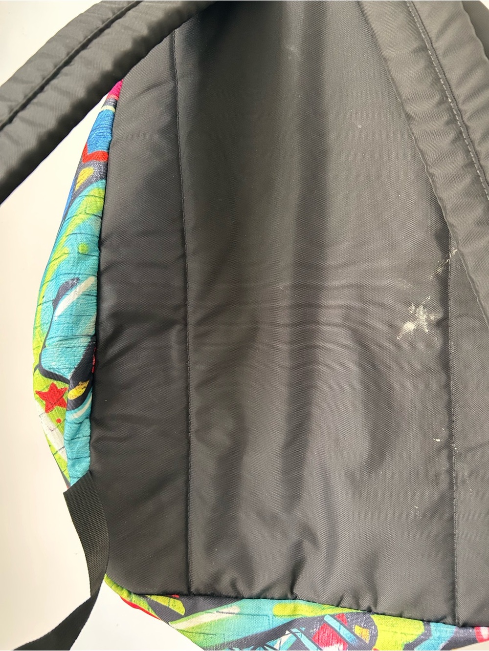 JanSport High Stakes Polyester Multi Graffiti School Backpack Colorful - Picture 10 of 15
